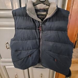 Mens AE XL Navy Blue Puffer Vest